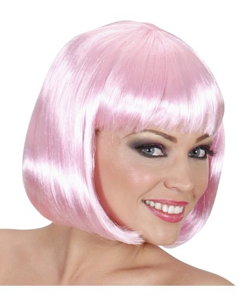 PELUCA MEDIA MELENA ROSA LOVELY