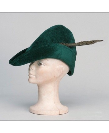 SOMBRERO ROBIN HOOD CON PLUMA