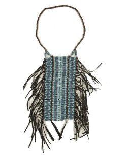 PECTORAL INDIO DECORAIONES AZULES