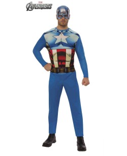 DISFRAZ DE CAPITAN AMERICA CLASSICO PP PARA HOMBRE