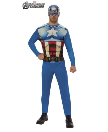 DISFRAZ DE CAPITAN AMERICA CLASSICO PP