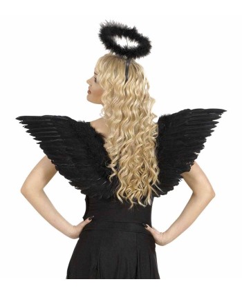 ALAS NEGRAS PLUMAS 72 X 50 CMS.