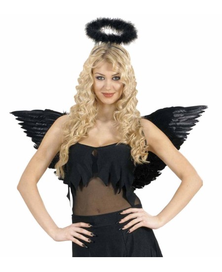 ALAS NEGRAS PLUMAS 72 X 50 CMS.