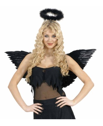 ALAS NEGRAS PLUMAS 72 X 50 CMS.