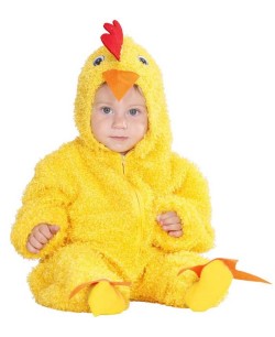 DISFRAZ DE POLLITO BEBE 2