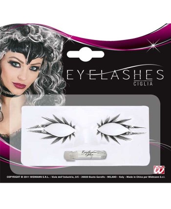 PESTAÑAS NEGRAS 2 PARTES BRILLANTES