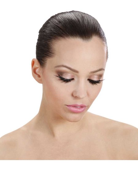 PESTAÑAS NEGRAS 2 PARTES BRILLANTES