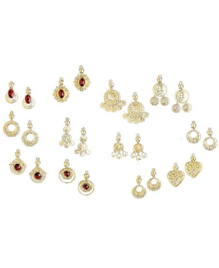 Pendientes zingara dorados