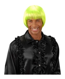 PELUCA VERDE CORTA 2