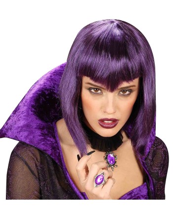 ANILLO GOTICO PIEDRA MORADA