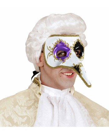 ANTIFAZ CON NARIZ NEGRO Y MORADO