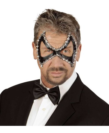 ANTIFAZ NEGRO CON TACHUELAS