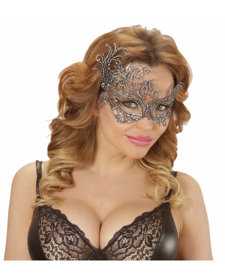 ANTIFAZ DE ENCAJE PLATA BARROCO