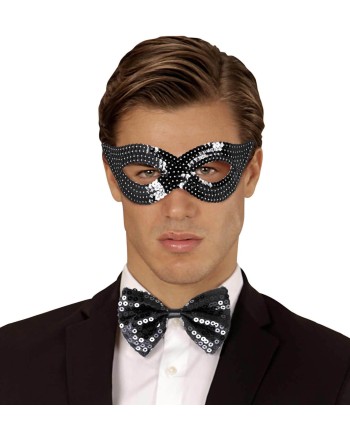 ANTIFAZ NEGRO CON GOMA