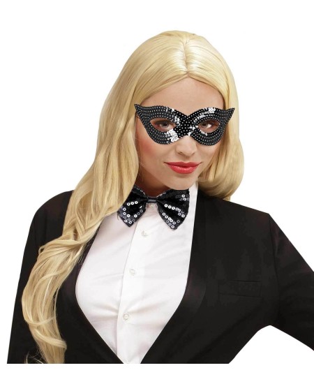 ANTIFAZ NEGRO CON GOMA