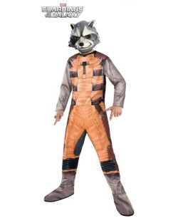 DISFRAZ DE GUARDIANES DE LA GALAXIA ROCKET RACCON PARA NIÑO