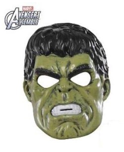 CARETA DE HULK CON GOMA