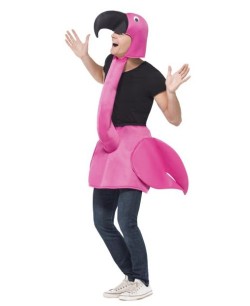 DISFRAZ DE FLAMENCO ROSA PARA MUJER