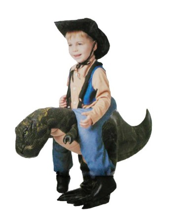 DISFRAZ DE EXPLORADOR CON DINOSAURIO PARA NIÑO