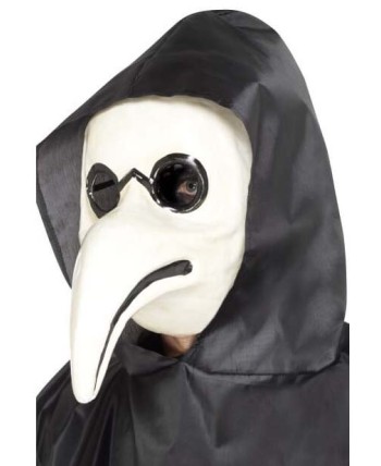 CARETA DE LA PESTE DOCTOR BLANCA