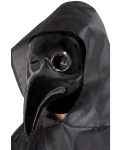 CARETA DE LA PESTE DOCTOR NEGRA