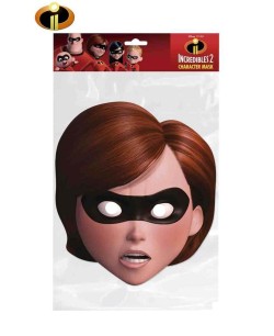 CARETA DE LOS INCREIBLES MRS. INCREIBLE CARTON PLASTIFICADO
