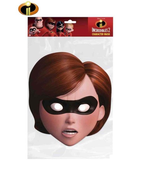 CARETA DE LOS INCREIBLES MRS. INCREIBLE CARTON PLASTIFICADO