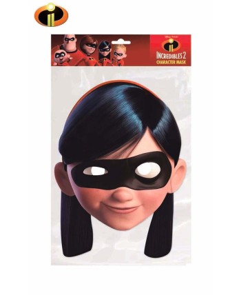 CARETA DE LOS INCREIBLES VIOLETA CARTON PLASTIFICADO