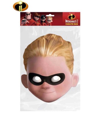 CARETA DE LOS INCREIBLES DASH CARTON PLASTIFICADO
