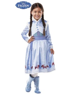DISFRAZ DE ANNA FROZEN ADVENTURES DELUXE PARA NIÑA