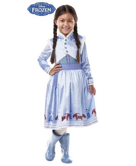 DISFRAZ DE ANNA FROZEN ADVENTURES DELUXE PARA NIÑA