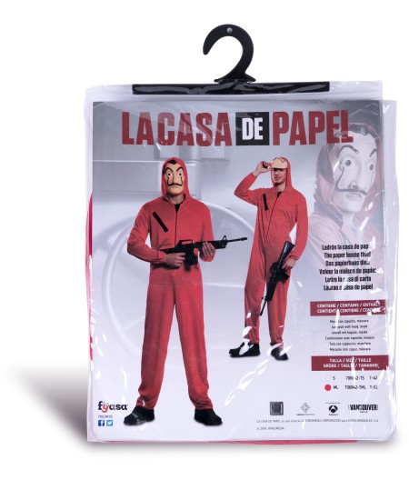 DISFRAZ DE LA CASA DE PAPEL
