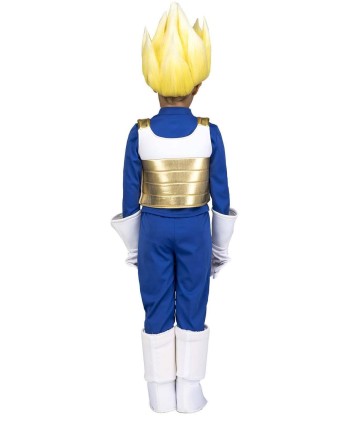 DISFRAZ DE VEGETA PELUCA AMARILLA PARA NIÑO