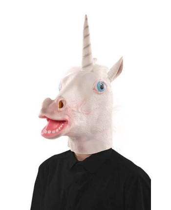 CARETA UNICORNIO BLANCO