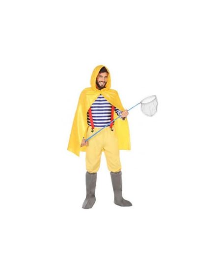 DISFRAZ DE PESCADOR AMARILLO