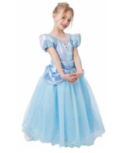 DISFRAZ DE CENICIENTA PREMIUM PARA NIÑA 2