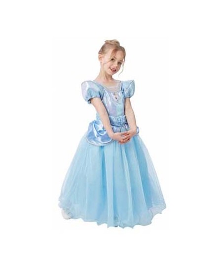 DISFRAZ DE CENICIENTA PREMIUM PARA NIÑA
