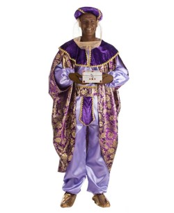 DISFRAZ DE REY BALTASAR MORADO PARA HOMBRE
