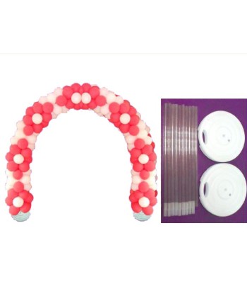 ESTRUCTURA PARA ARCOS CON BASE Y 10 VARILLAS