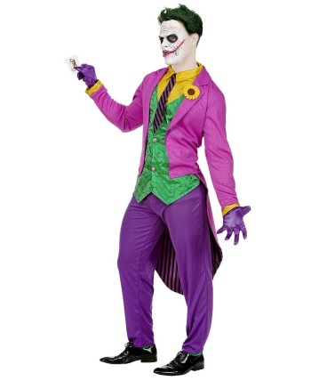 DISFRAZ DE PAYASO LOCO DELUXE PARA HOMBRE