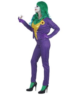 DISFRAZ DE PAYASA LOCA DELUXE PARA MUJER 2