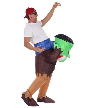 DISFRAZ DE FRANKESTEIN A HOMBROS HINCHABLE