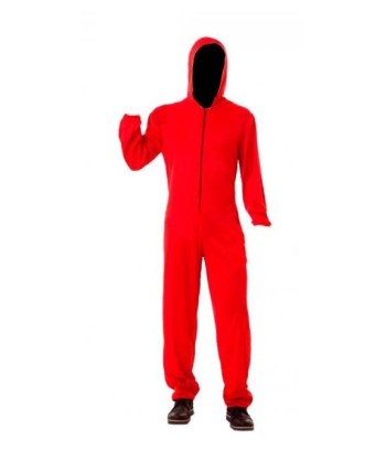 DISFRAZ DE BUZO ROJO CON CAPUCHA