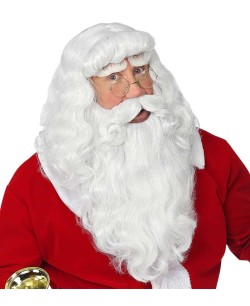 PELUCA Y BARBA PAPA NOEL DELUXE