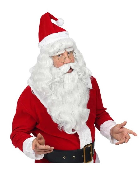 PELUCA Y BARBA PAPA NOEL DELUXE