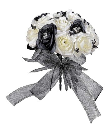 RAMO DE NOVIA CADAVER CON ARAÑAS