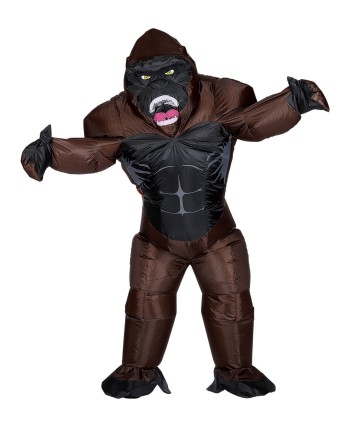 DISFRAZ DE GORILA HINCHABLE PARA ADULTO