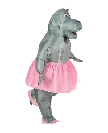 DISFRAZ DE HIPOPOTAMO BAILARINA HINCHABLE PARA ADULTO