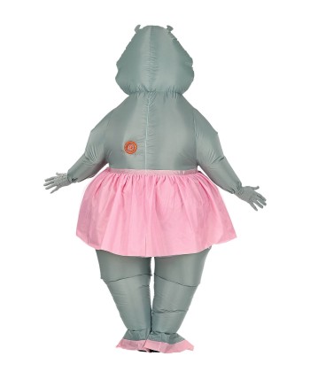 DISFRAZ DE HIPOPOTAMO BAILARINA HINCHABLE