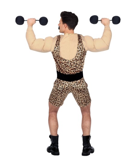 DISFRAZ DE HOMBRE FORZUDO LEOPARDO